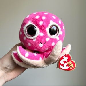 Ty Beanie Boo Ollie the Pink Octopus